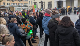 Beitrag Bild Demo gegen Rechts
